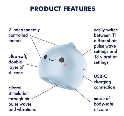 Satisfyer Mochi – Small Air Pulse Clitoral Vibrator