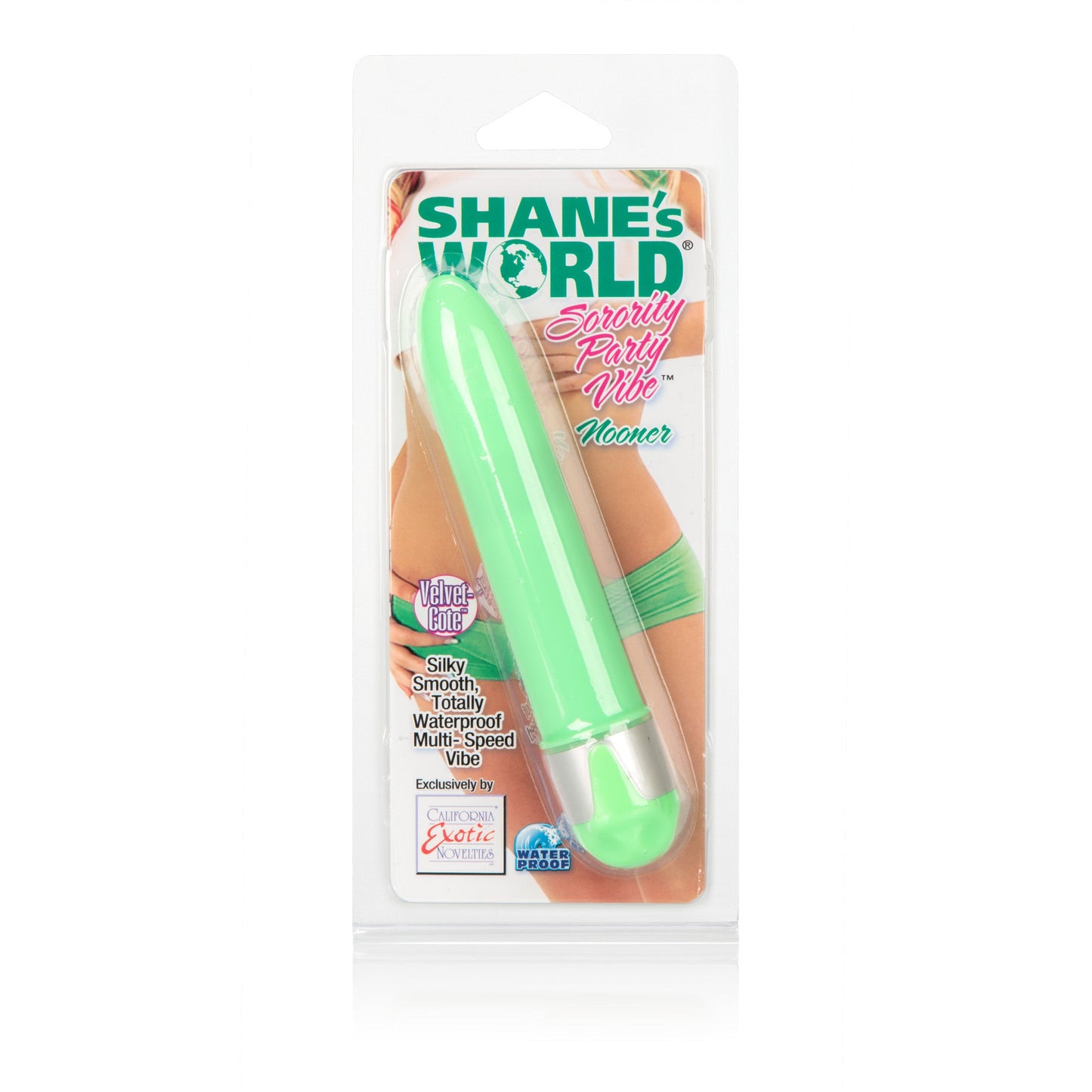 Shanes World Sorority Party Nooner Green Multi-Speed Massager