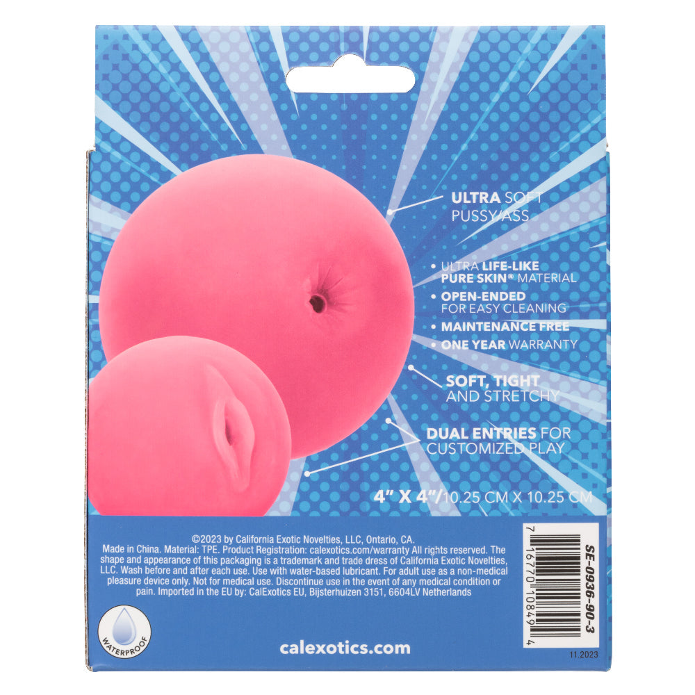 Pop Sock Pussy/Ass Pink Dual-Entry Ultra Soft Life-Like Masturbator