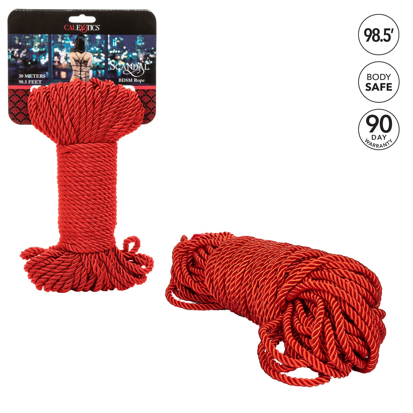 Scandal Red Rope (30 Meters) – Shibari Bondage Rope
