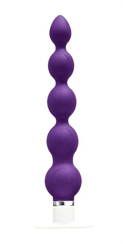 Quaker Indigo Anal Vibrator with Silicone Texture and 12 Modes