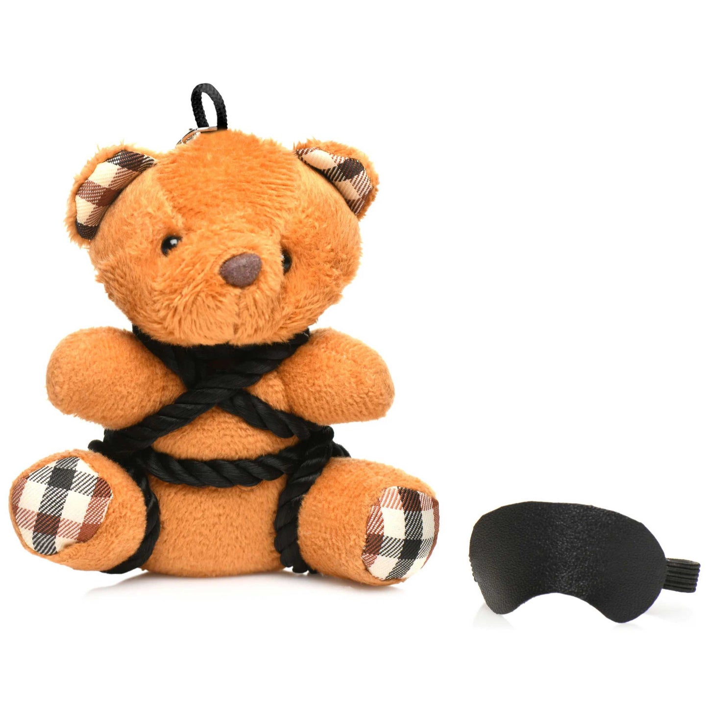 Rope Teddy Bear Keychain – Bondage-Inspired Accessory