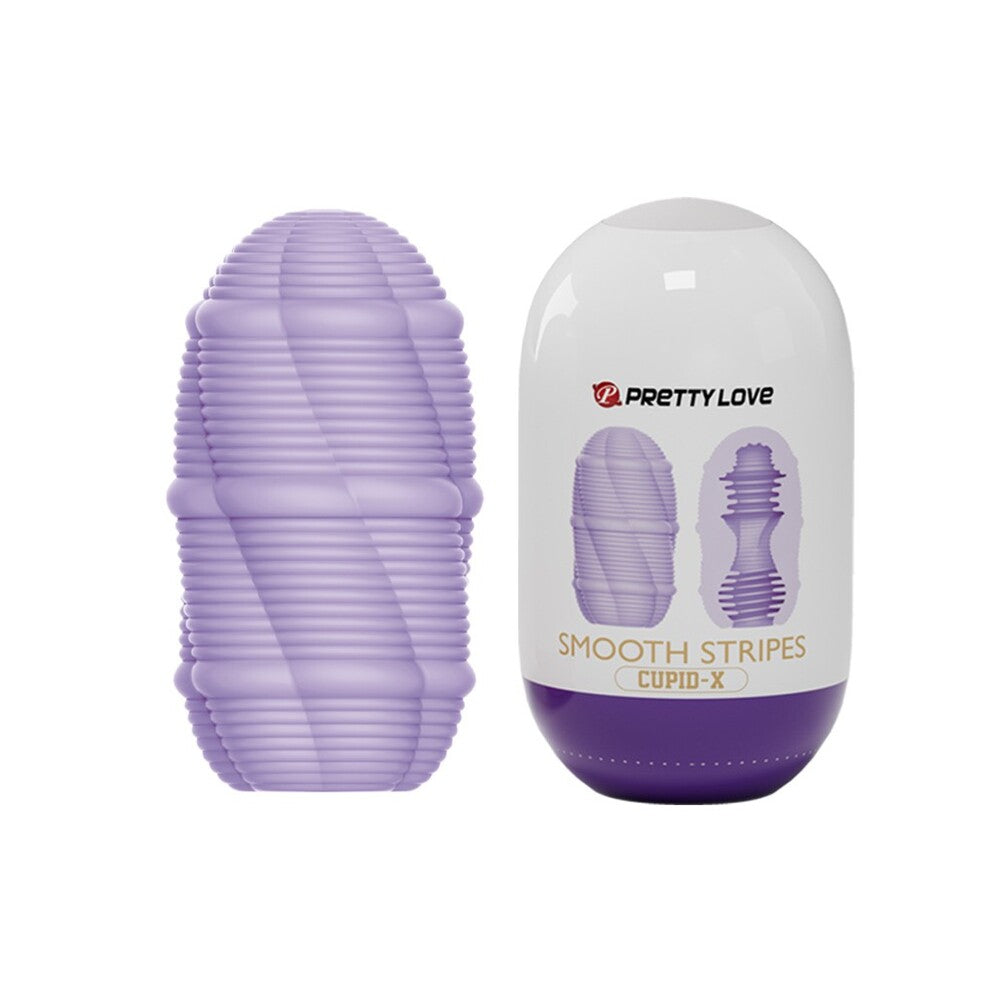 Pretty Love Cupid X Smooth Stripes – Textured Masturbator
