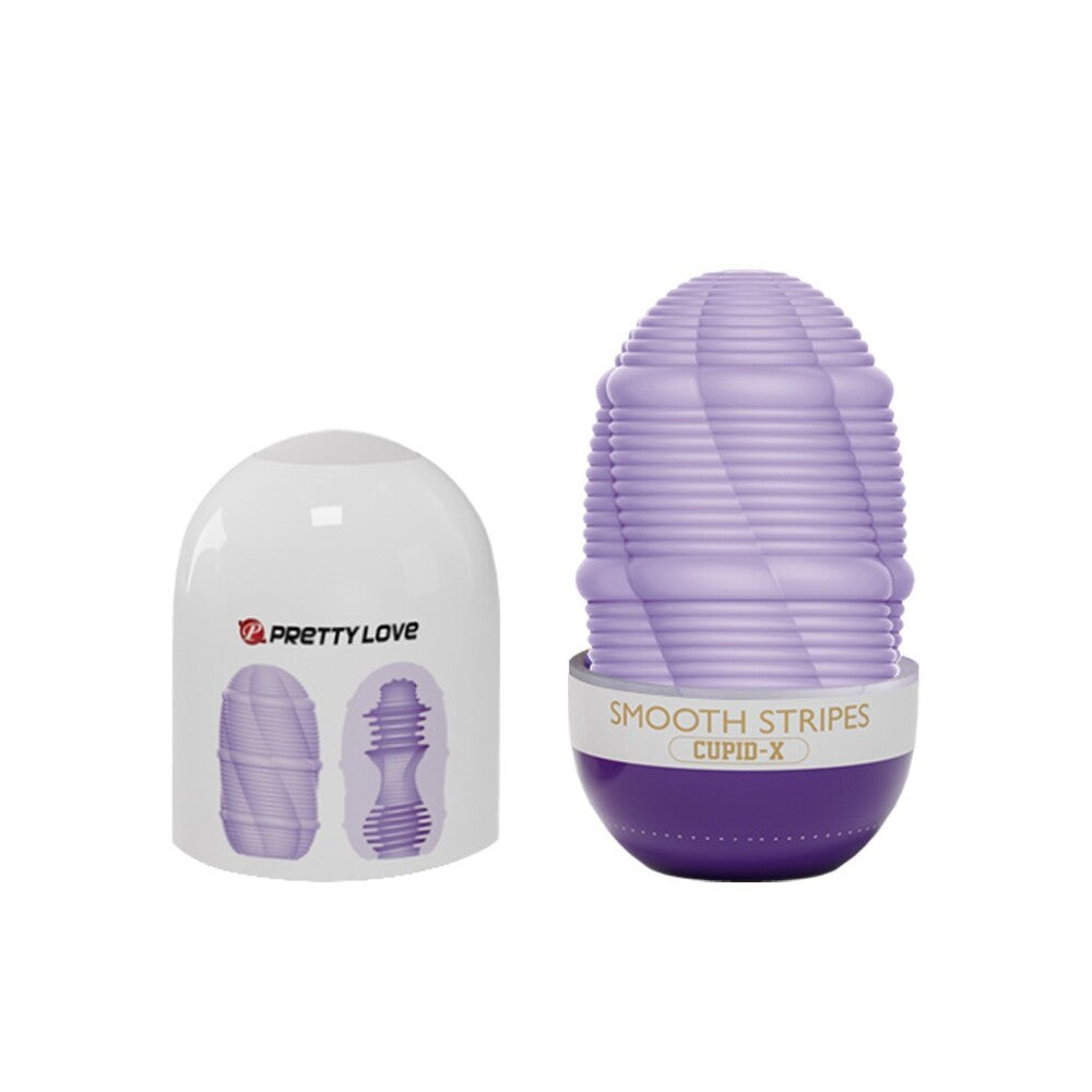 Pretty Love Cupid X Smooth Stripes – Textured Masturbator