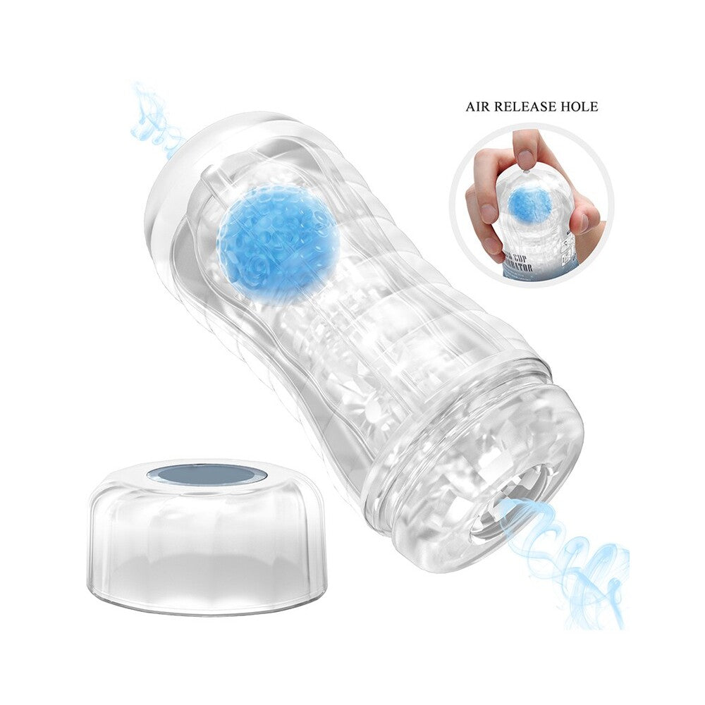 Pretty Love Plant Blue Vacuum Masturbator – Male Masturbator Cup