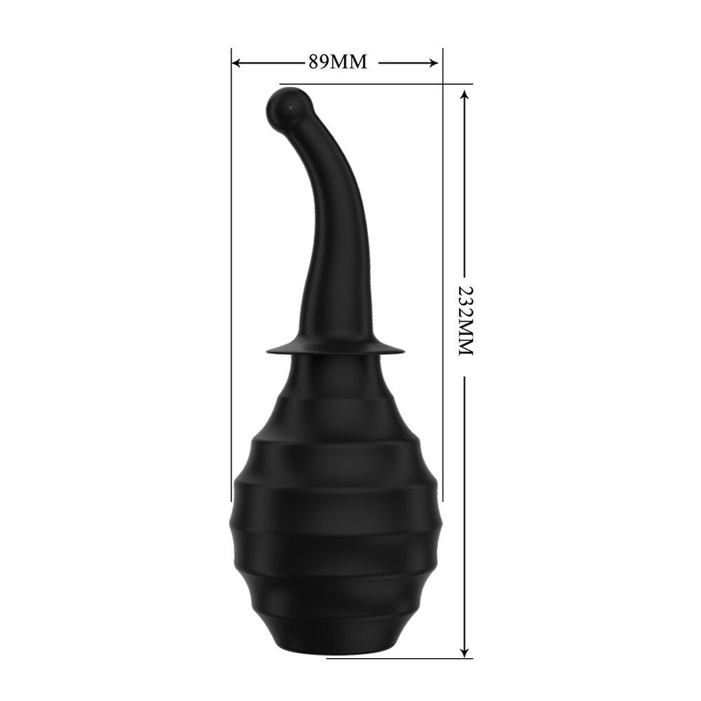Anal Douche Black Large Capacity – Ergonomic Flexible Nozzle Anal Douche