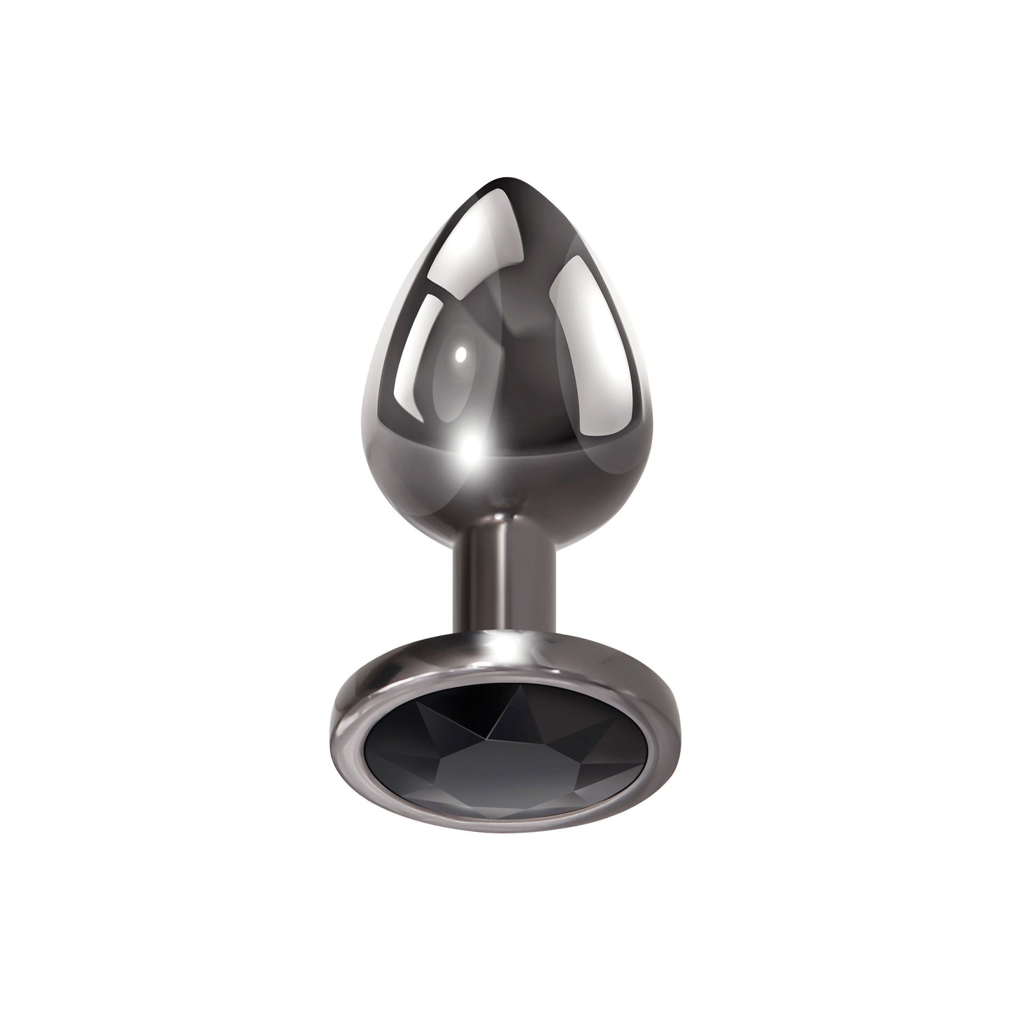 Evolved Black Gem Anal Plug Set – Metal Anal Plug Set