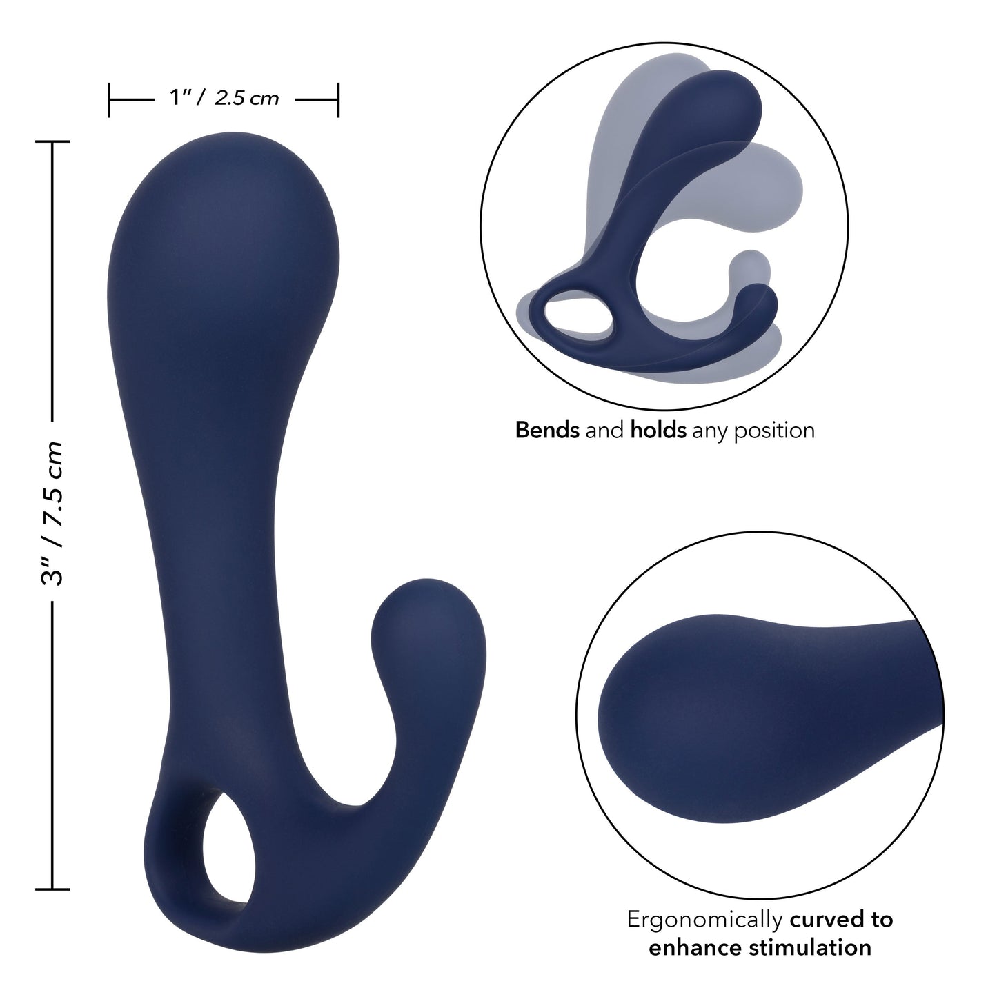 Viceroy Direct Probe Ultra-Soft Silicone Ergonomically Curved Bendable 4.75 x 3.5 Inch