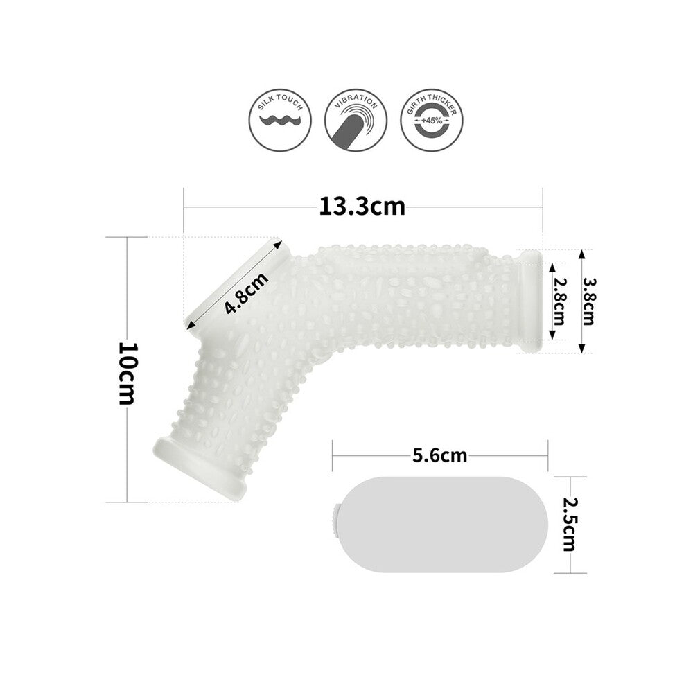 Lovetoy Drip Knights Ring – Vibrating Penis Sleeve with Added Girth