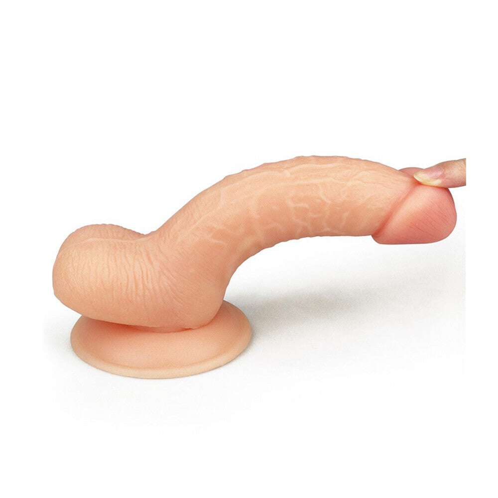 Lovetoy The Ultra Soft Dude – 7 Inch Realistic Dildo with Suction Cup