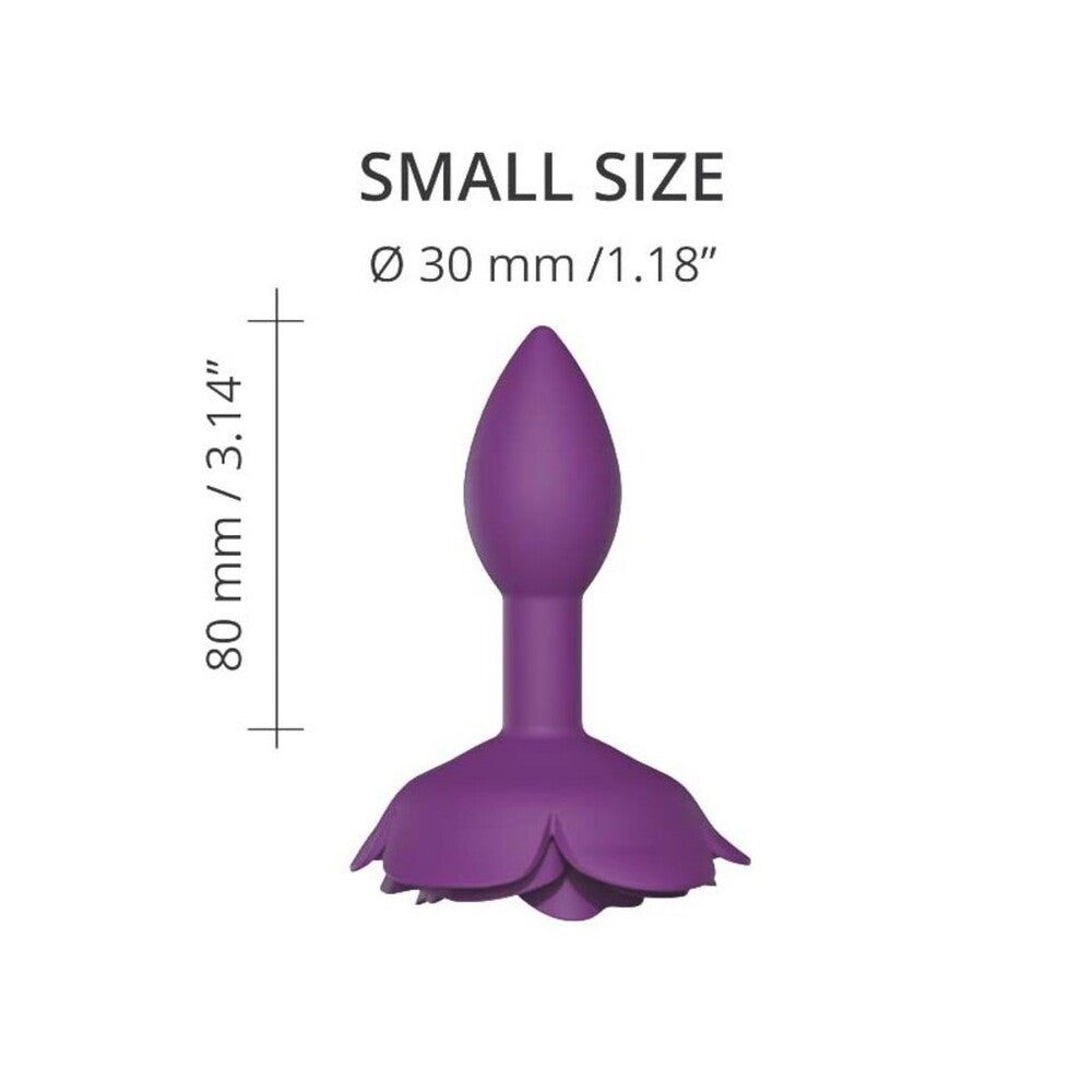 Love To Love Open Rose Small – Flexible Silicone Butt Plug