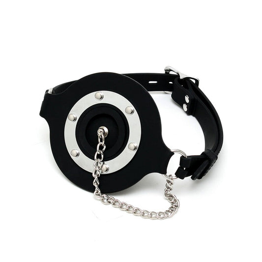 Rimba Mouth Gag with Removable Stopper – Adjustable Silicone Gag