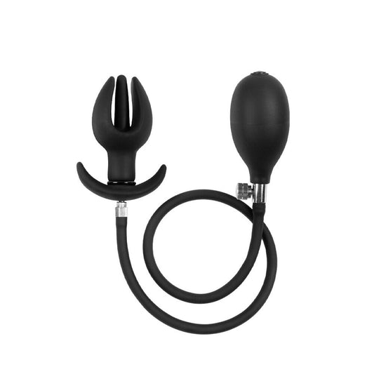 Rimba Latex Play Inflatable Tulip-Shaped Anal Plug