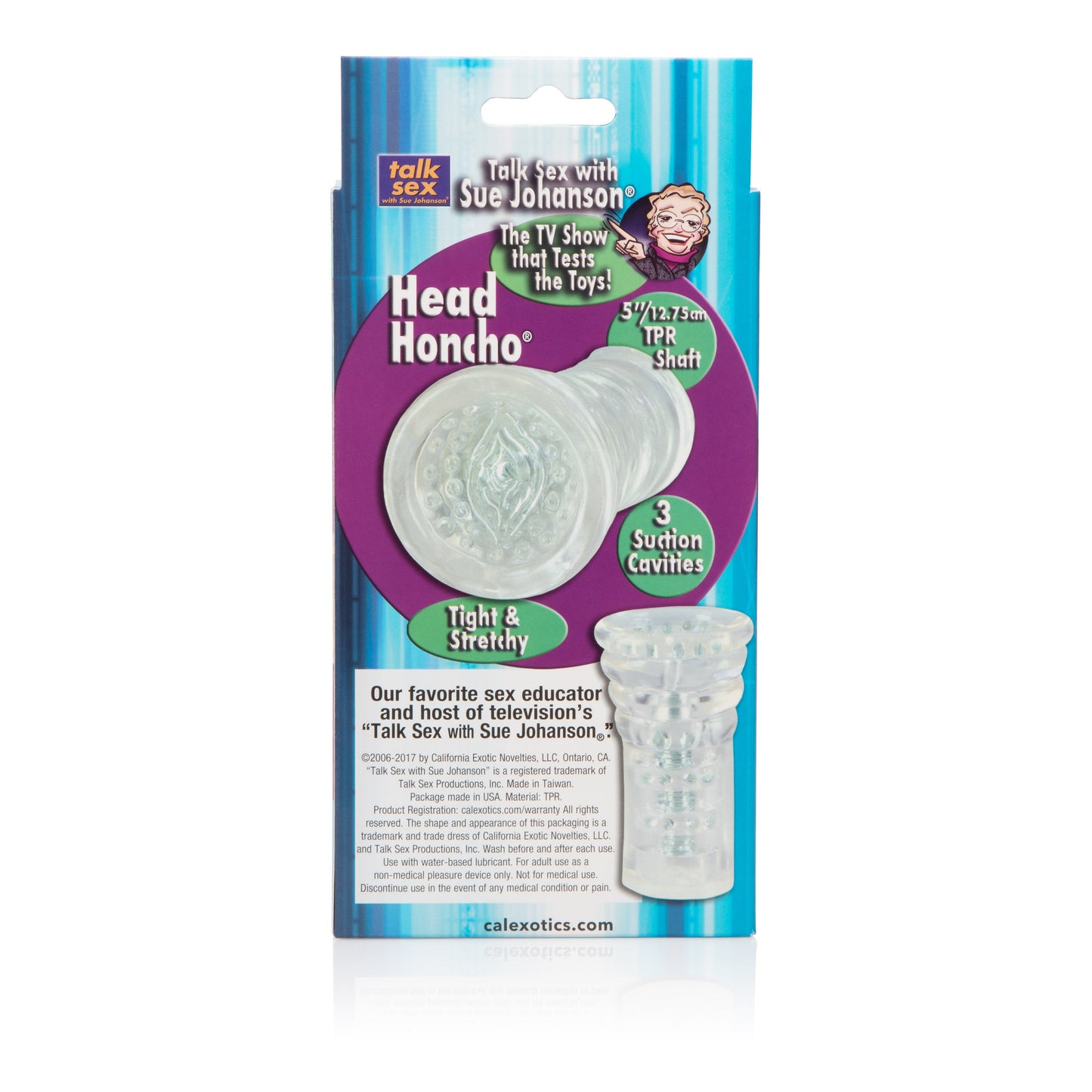 Sue Johanson Head Honcho Male Masturbator with Suction Chambers