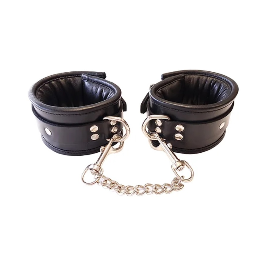 Rouge Garments Wrist Cuffs (Black) – Padded Adjustable Wrist Cuffs