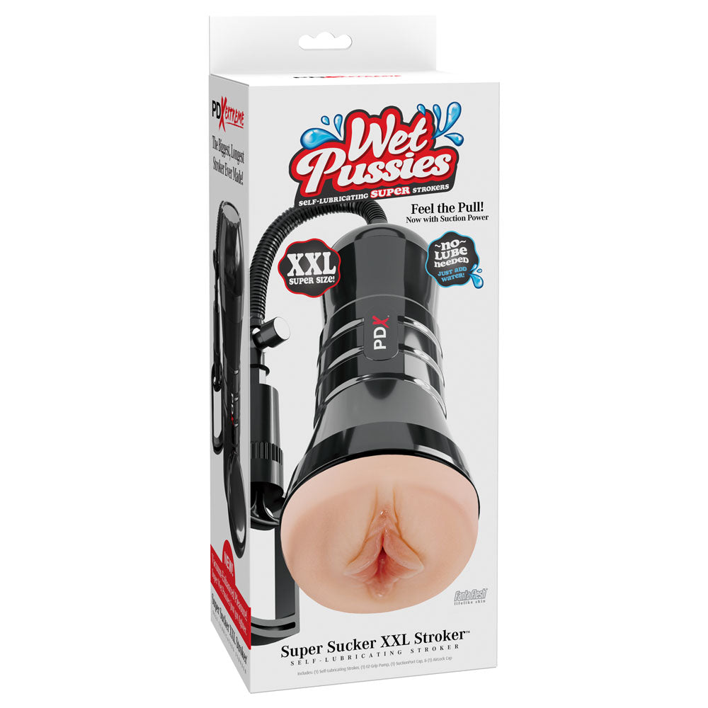 PDX Wet Pussies Super Sucker XXL – Suction Pump Vagina Stroker