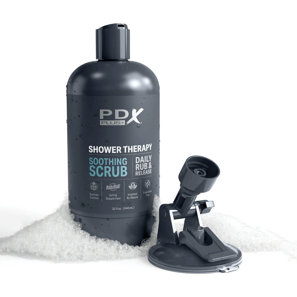 PDX Discreet Shower Soothing Scrub (Shampoo Bottle Edition) – Masturbator