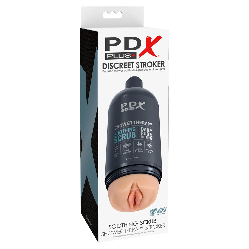 PDX Discreet Shower Soothing Scrub (Shampoo Bottle Edition) – Masturbator