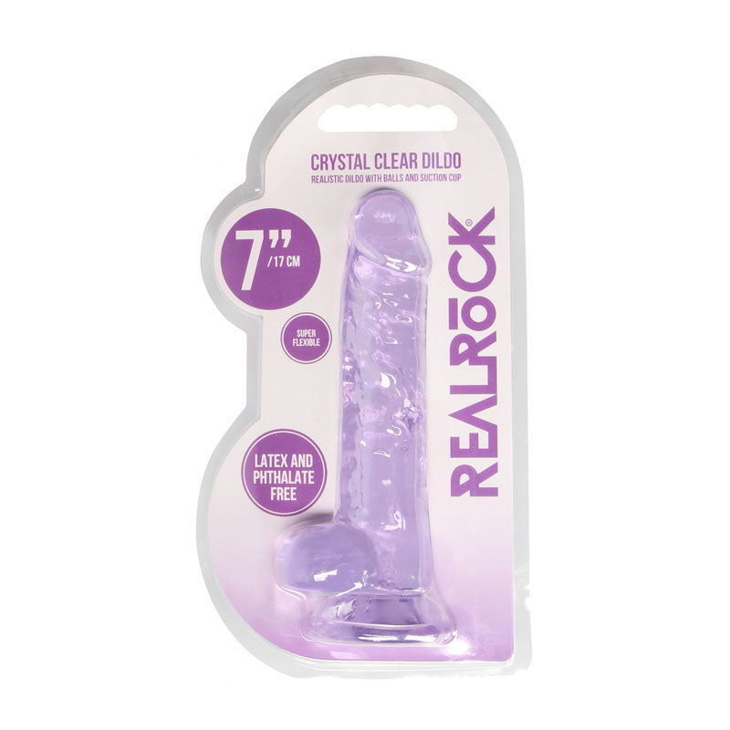 Realrock 7 Inch Realistic Dildo With Balls 17.8 Cm Dong
