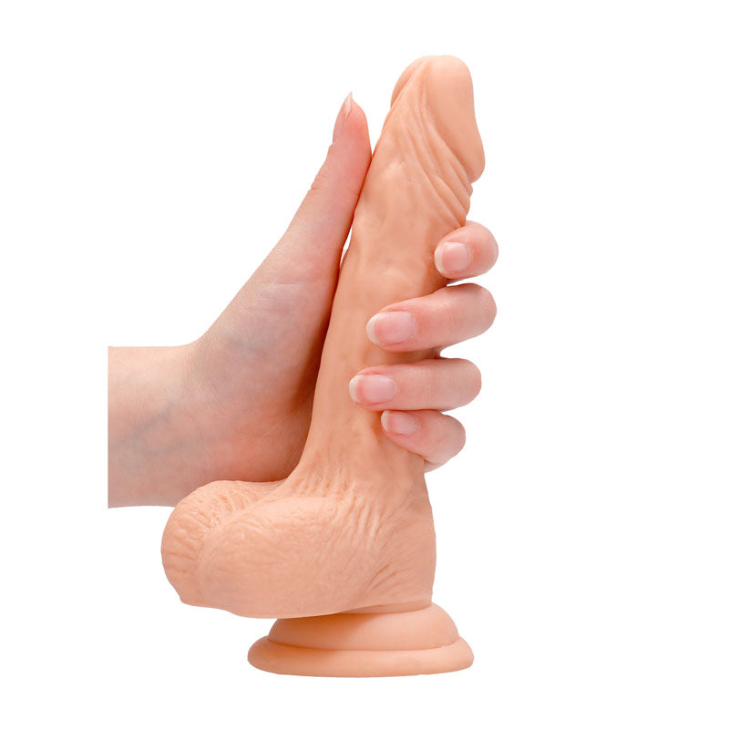 RealRock 7 Inch Realistic Dildo with Balls – Lifelike Phthalate-Free Dildo