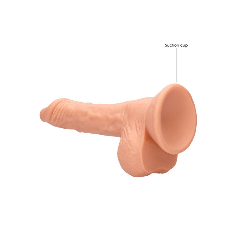 RealRock 7 Inch Realistic Dildo with Balls – Lifelike Phthalate-Free Dildo