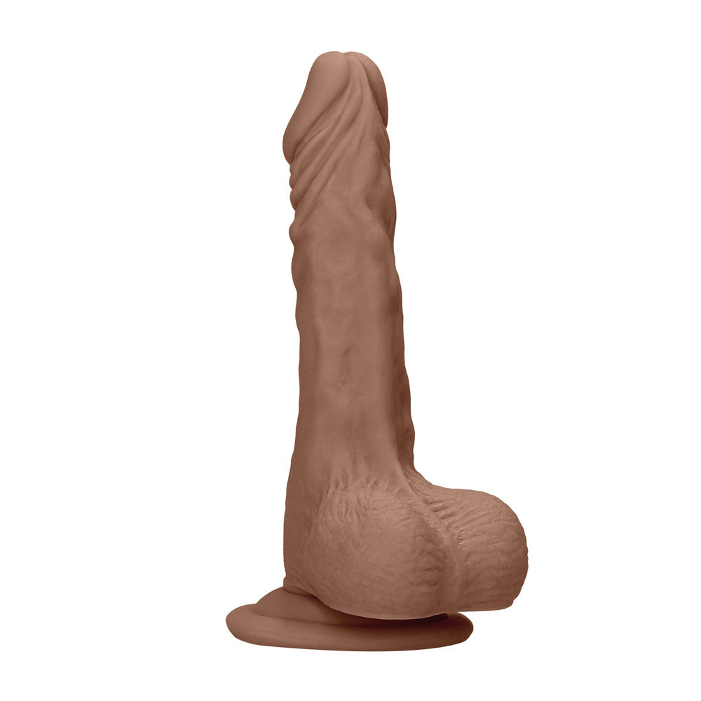RealRock 8 Inch Realistic Dong with Balls – Phthalate-Free Dong