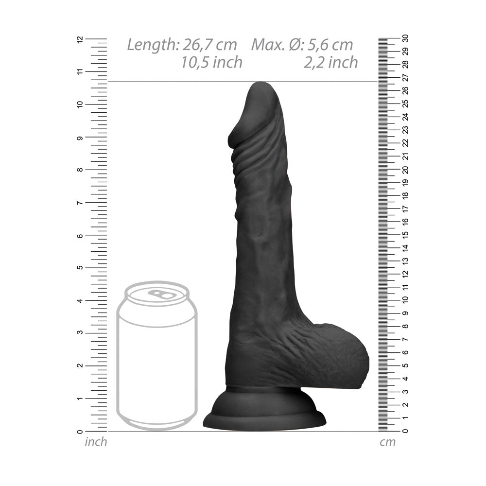 REALROCK 10 Inch Realistic Dong with Balls – Lifelike Dildo