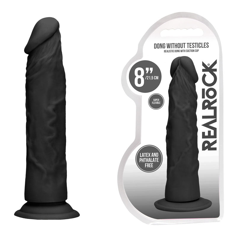 RealRock 8 Inch Realistic Dildo – Phthalate-Free Skin TPE Dildo