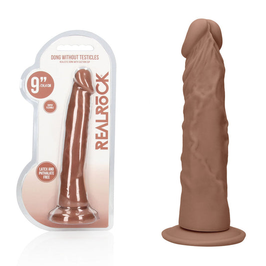 REALROCK 9 Inch Realistic Phthalate-Free Dildo