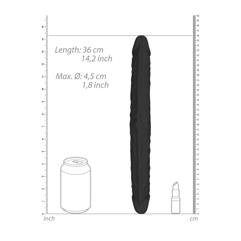 RealRock 14 Inch Double Dildo – Realistic Soft-TPE Double Dong