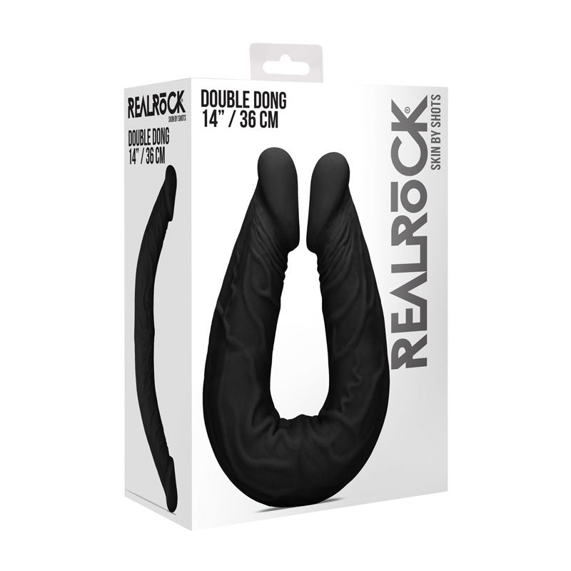 RealRock 14 Inch Double Dildo – Realistic Soft-TPE Double Dong
