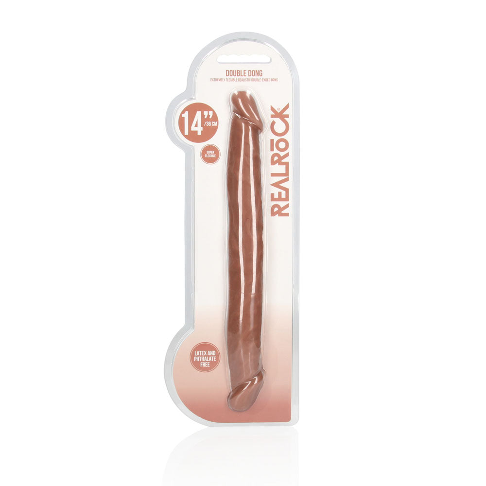 RealRock 14 Inch Double Dildo – Lifelike Phthalate-Free Double Dong