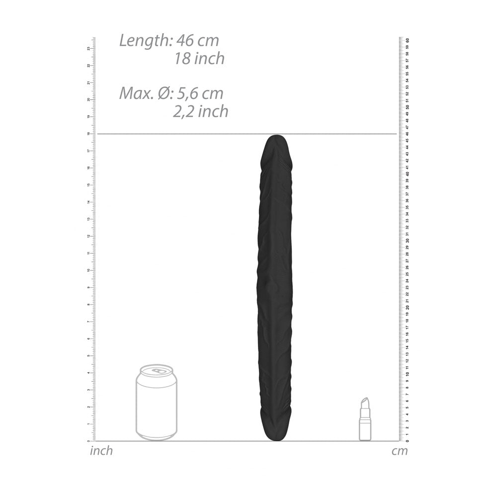 Realrock 18 Inch Double Dildo – Lifelike Phthalate-Free Double Dong