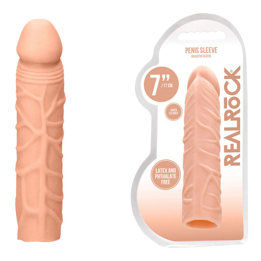REALROCK 7 Inch Penis Extender – Phthalate-Free Penis Extension Sleeve