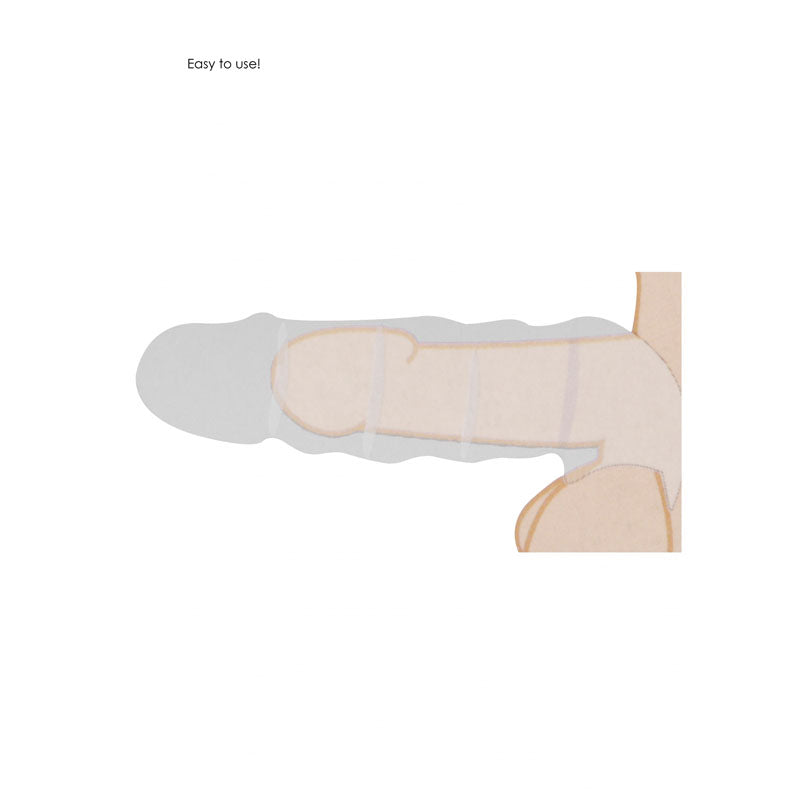 Realrock 6 Inch Realistic Penis Sleeve 15.2 cm Penis Extension Sleeve