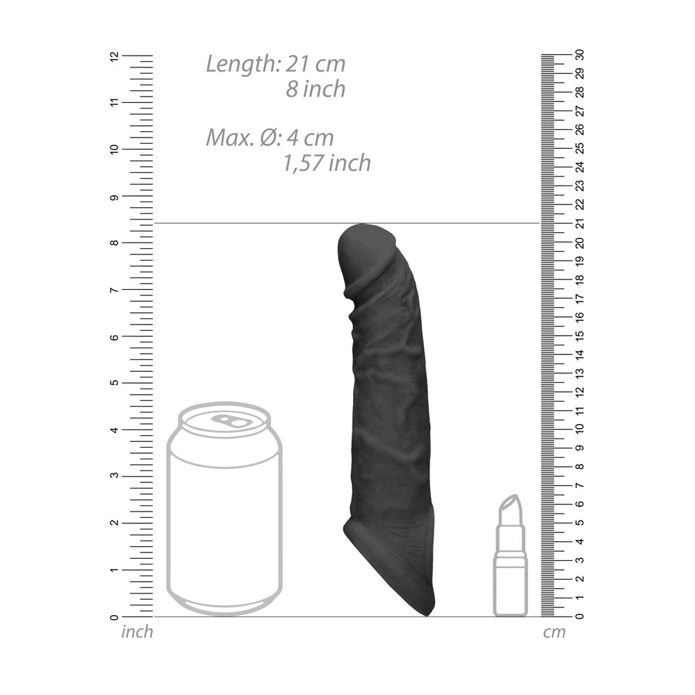 RealRock 8 Inch Penis Sleeve – Body-Safe Phthalate-Free Sleeve