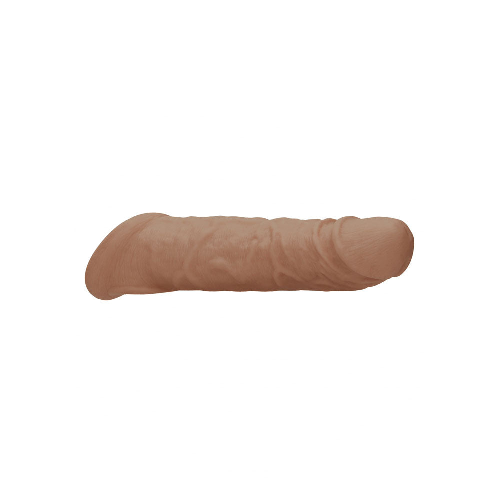 Realrock 8 Inch Realistic Penis Extender with Rings – Penis Extension Sleeve