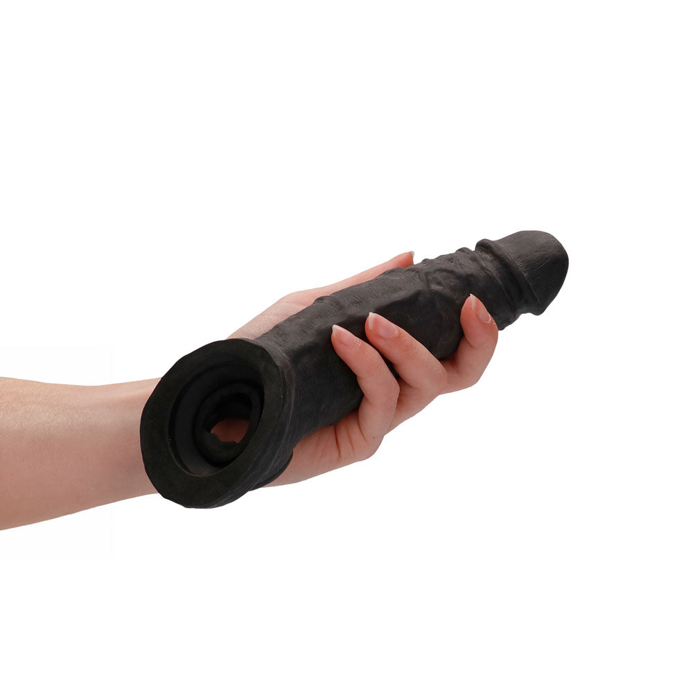 Realrock Realistic Penis Extender 9 Inch Phthalate-Free Penis Extension Sleeve