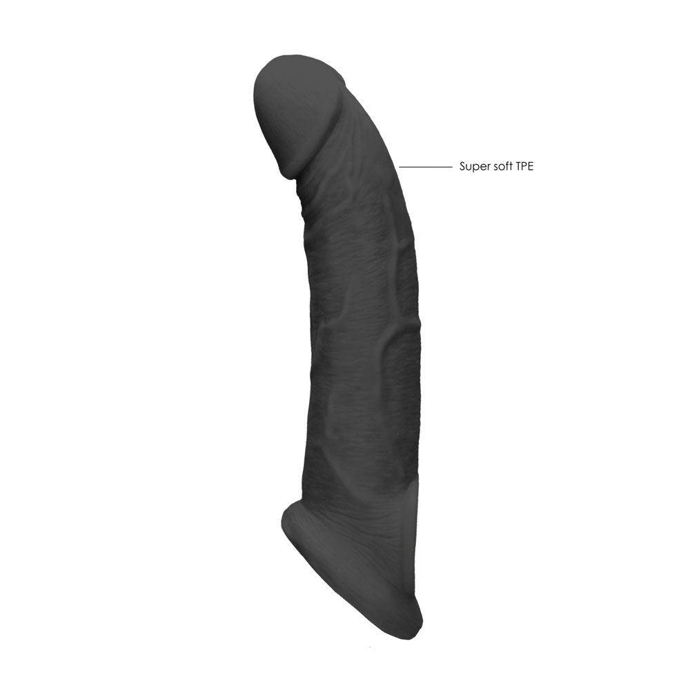 Realrock Realistic Penis Extender 9 Inch Phthalate-Free Penis Extension Sleeve