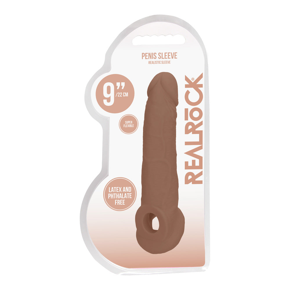 RealRock 9 Inch Penis Sleeve – Phthalate-Free Body-Safe Sleeve