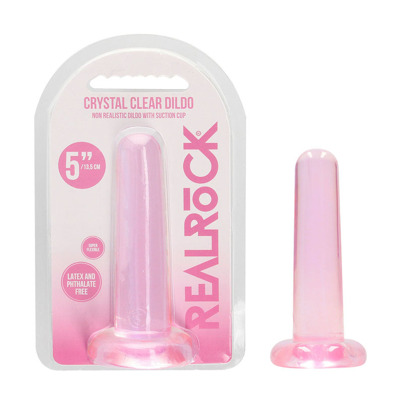 REALROCK Crystal Clear 13.5 cm Dildo With Suction Cup
