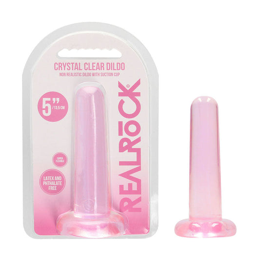 REALROCK Crystal Clear 13.5 cm Dildo With Suction Cup