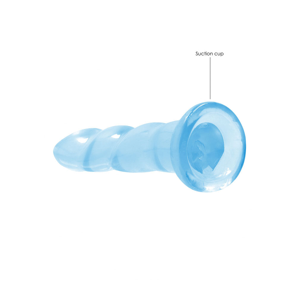 RealRock Crystal Clear 17 cm Dildo with Suction Base