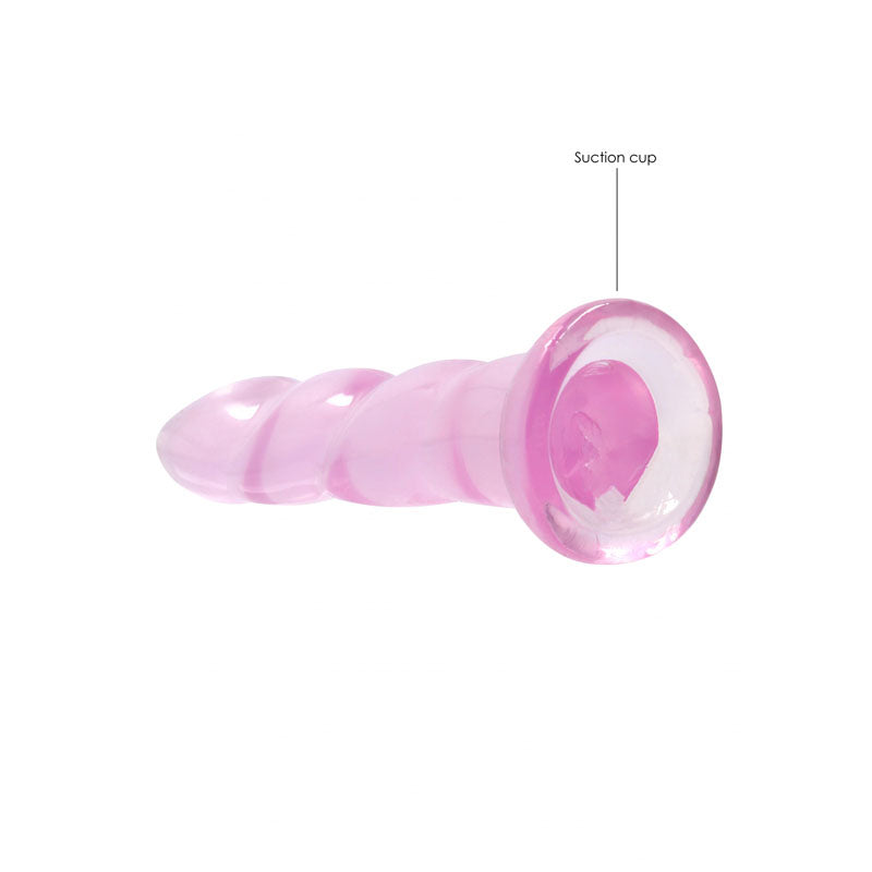 REALROCK Crystal Clear Dildo With Suction Cup – Non Realistic Dildo