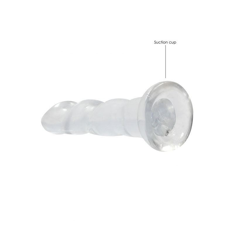RealRock Clear Dildo with Suction Base – Non-Realistic Dildo