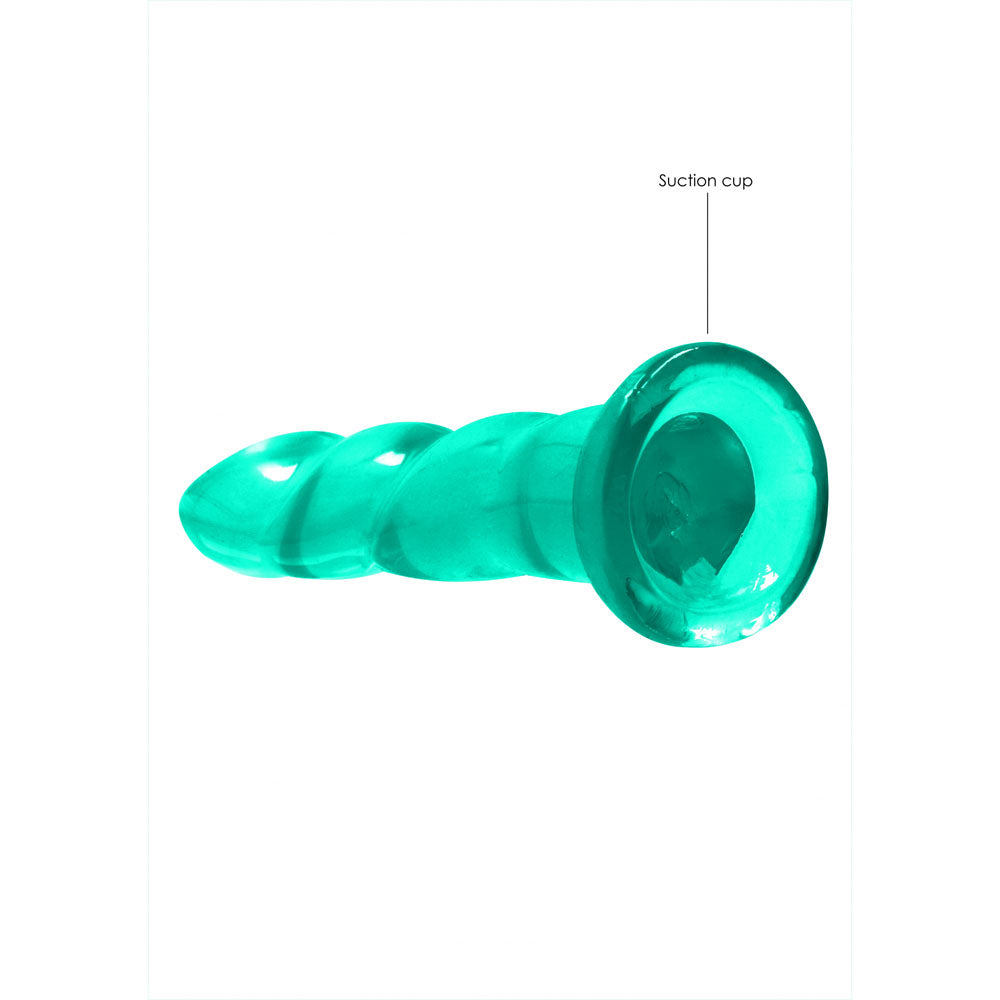 Realrock 17 cm Dildo With Suction Cup – Clear Dildo for Anal and Vaginal Use