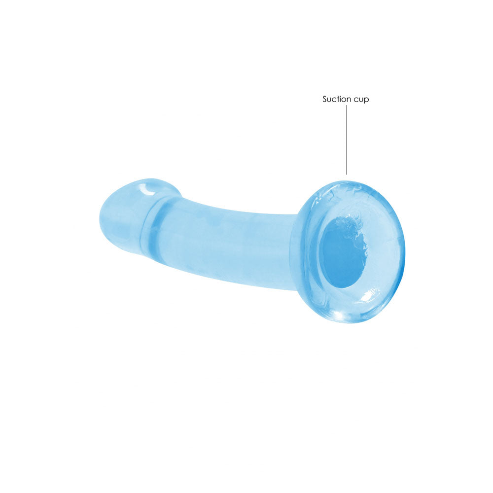 Realrock Crystal Clear Dildo With Suction Cup – 17 cm Dildo