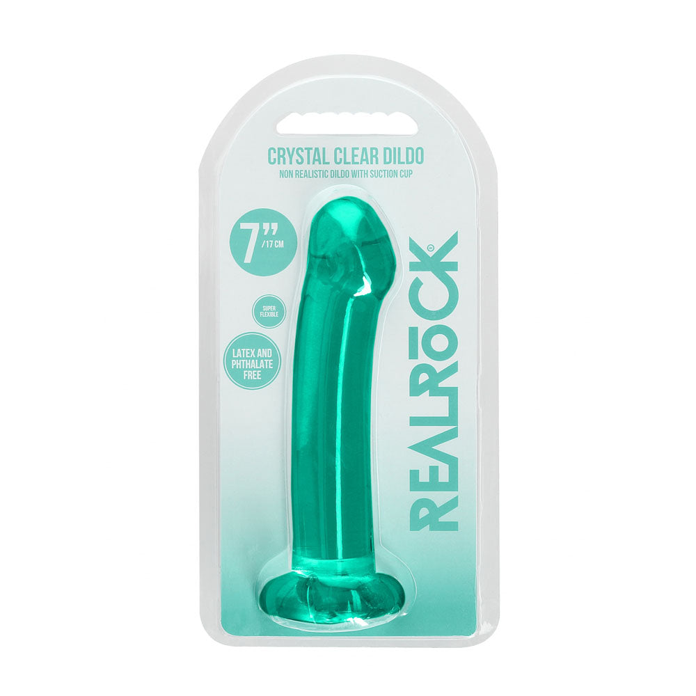Realrock Crystal Clear Dildo 17 cm – Suction Cup Dildo