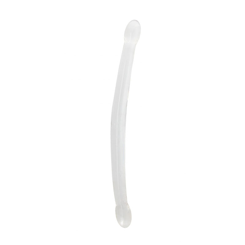 REALROCK Crystal Clear Double Dong – 17 Inch Double Dong