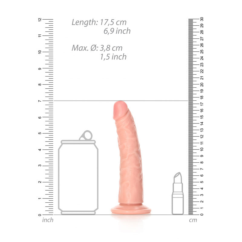 REALROCK Realistic Slim Dildo 15.5 cm (6 Inches) for G-Spot Stimulation